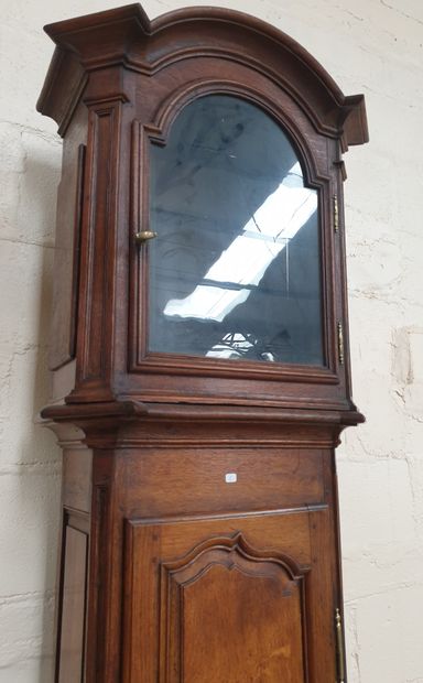 TRES BELLE CAISSE D'HORLOGE COMTOISE PARTIELLEMENT...