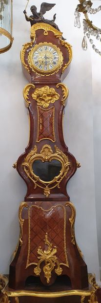 A MAGNIFICENT LOUIS XV PARQUET REGULATOR...