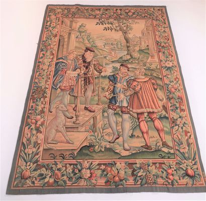 
BELLE ET FINE TAPISSERIE D'AUBUSSON DES...
