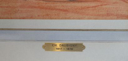 Charles-François DAUBIGNY (1817-1878) 

Paysage...