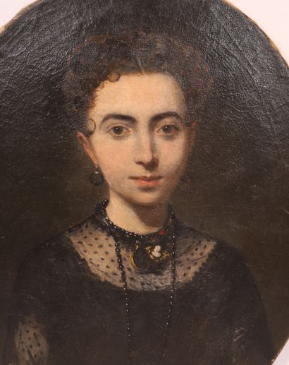 CHARMANT PETIT PORTRAIT D'UNE 