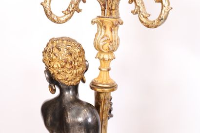 PAIR OF ITALIAN TORCH HOLDERS 