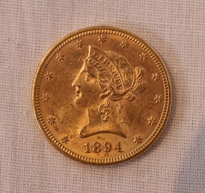 PIECE DE 10 DOLLARS, 1894

Cette pièce de...
