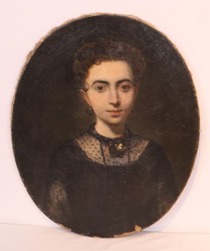 CHARMANT PETIT PORTRAIT D'UNE 