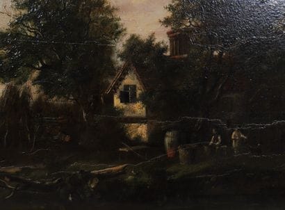 Patrick NASMYTH (1787-1831) 

Landscape with...