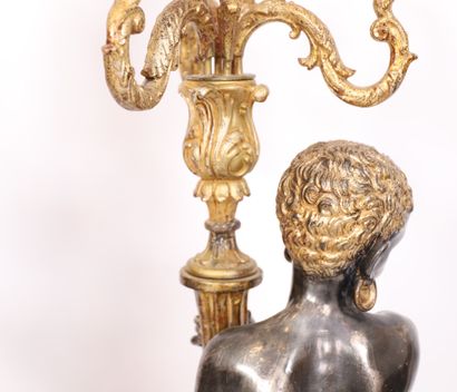 PAIR OF ITALIAN TORCH HOLDERS 