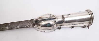 RARE EPEE-GANTELET DES INDES DIT 