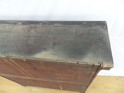 MAGNIFIQUE ET IMPORTANTE ARMOIRE EN EBENE...