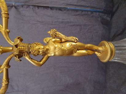 VERY NICE PAIR OF CANDELABRA WITH FOUR ARMS...