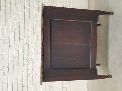 A TRANSITIONAL STYLE ROSEWOOD VENEERED HALF...