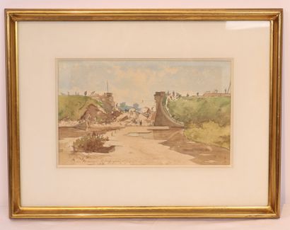 Henri HARPIGNIES (1819-1916) 

L’effondrement...