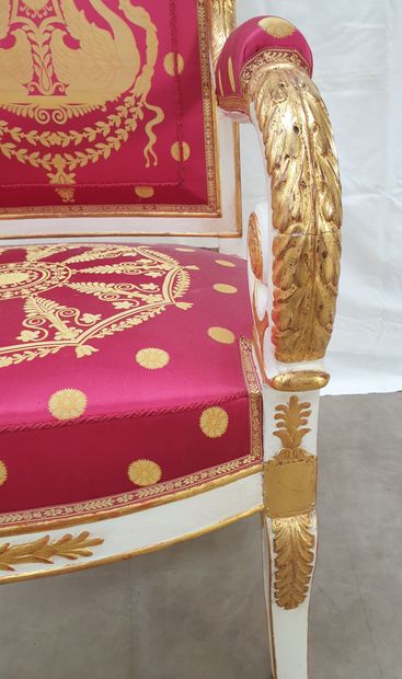 RARE ET EXCEPTIONNELLE MOBILIER DE SALON...