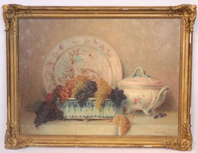 Jacques BILLE (1880-1942) 

Jardinière, soupière,...