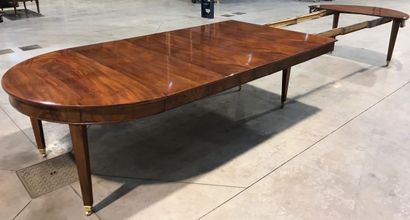 RARE AND LARGE DIRECTOIRE DINING TABLE In...