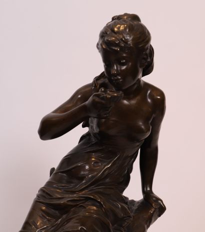 Mathurin MOREAU
CHARMANTE SCULPTURE EN BRONZE...