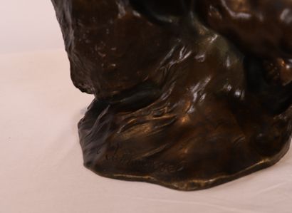 MAUREVEL
AMUSANTE SCULPTURE EN BRONZE 