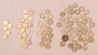 LOT DE PIECES EN ARGENT

Environ 1 kg