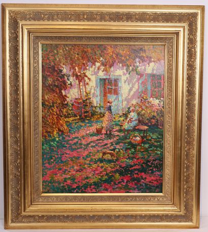 EUGENE BEGARAT
TRES JOLI TABLEAU POINTILLISTE...