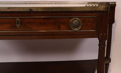 VERY NICE MAHOGANY AND MAHOGANY VENEER CONSOLE

Resting...