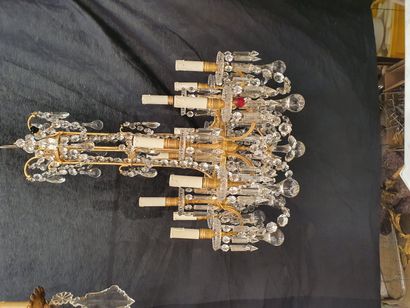 BACCARAT
TRES RARE ET BELLE PAIRE DE LUSTRES...