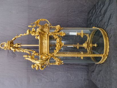 VERY BEAUTIFUL PAIR OF THREE LIGHTS LANTERNS...