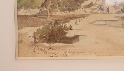 Henri HARPIGNIES (1819-1916) 

L’effondrement...