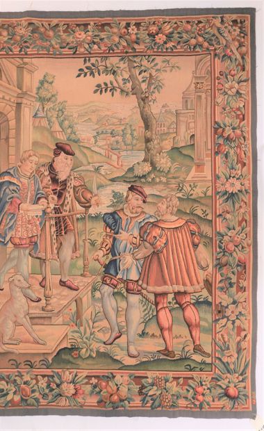 
BELLE ET FINE TAPISSERIE D'AUBUSSON DES...