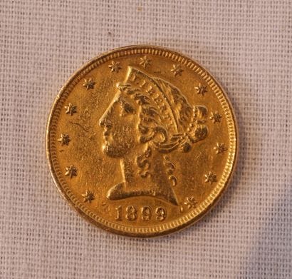 PIECE DE 5 DOLLARS OR, 1899

Cette pièce...