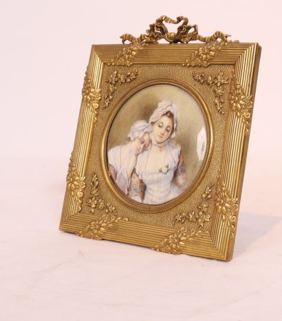 Jacob PETIT
CHARMING MINIATURE WITH A CIRCULAR...