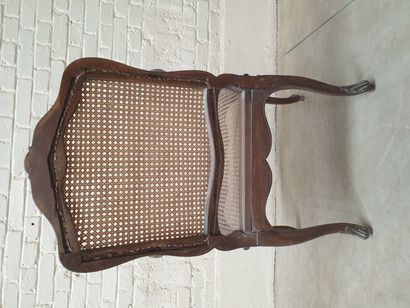 TRES BEAU MOBILIER DE SALON CANNE COMPOSE...
