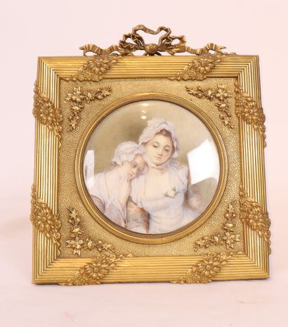 Jacob PETIT
CHARMING MINIATURE WITH A CIRCULAR...