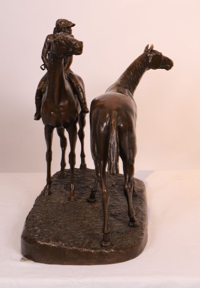 Léon BUREAU
RARE BRONZE ANIMALIER 