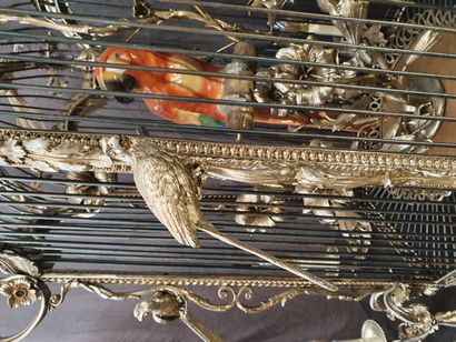VERY NICE AND RARE SILVER BRONZE LANTERN...