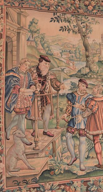 
BELLE ET FINE TAPISSERIE D'AUBUSSON DES...