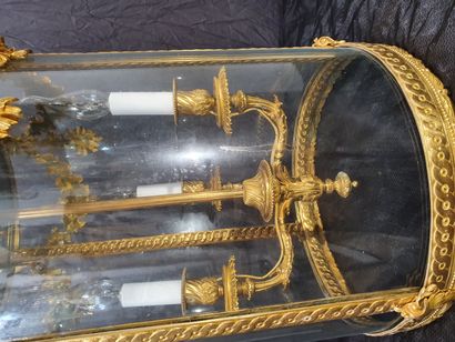 VERY BEAUTIFUL PAIR OF THREE LIGHTS LANTERNS...