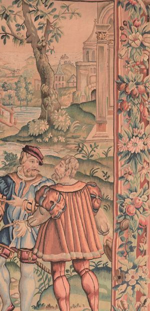 
BELLE ET FINE TAPISSERIE D'AUBUSSON DES...