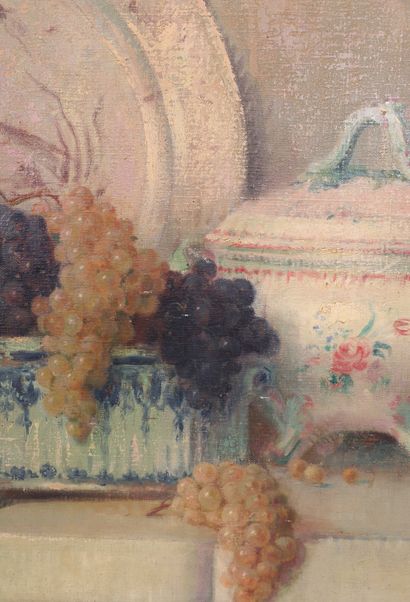 Jacques BILLE (1880-1942) 

Jardinière, soupière,...