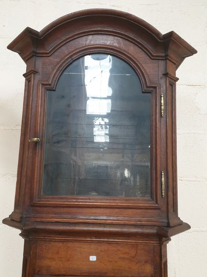 TRES BELLE CAISSE D'HORLOGE COMTOISE PARTIELLEMENT...