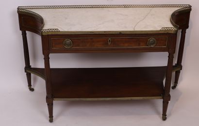 VERY NICE MAHOGANY AND MAHOGANY VENEER CONSOLE

Resting...