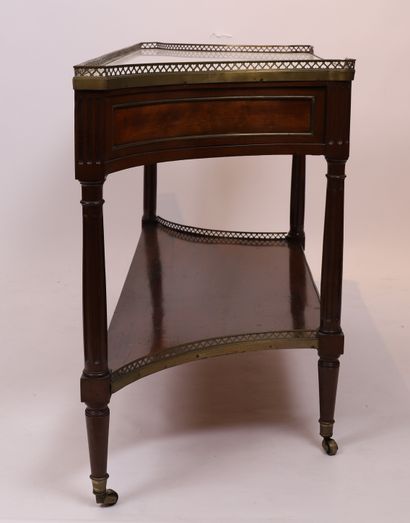 VERY NICE MAHOGANY AND MAHOGANY VENEER CONSOLE

Resting...