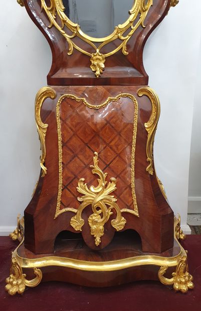 A MAGNIFICENT LOUIS XV PARQUET REGULATOR...