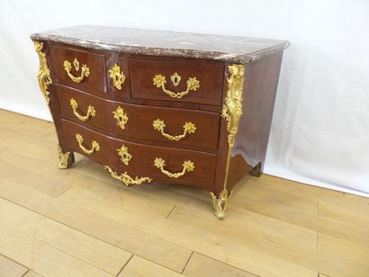 VERY BEAUTIFUL CHEST OF DRAWERS IN AMARANTH...