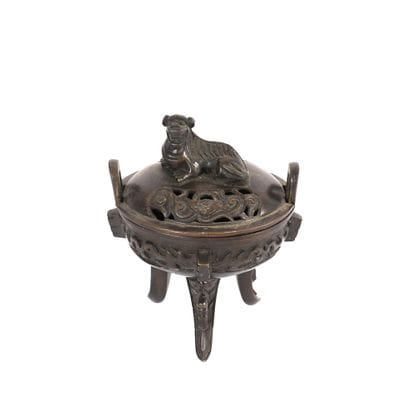 BRONZE CENSER DECORATED WITH A FÔ DOG
Archaizing...