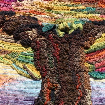 TAPESTRY DECORATED WITH A TREE
Hand-made...