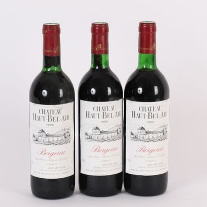 2 Btls Bergerac Château Bel-air 1986
Dirt...