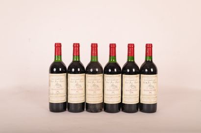6 Btls Montagne St Émilion, Château la Chapelle...