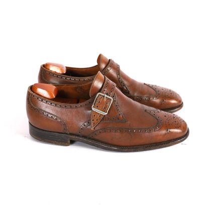 J.M.WESTON, LOAFERS
Pair of brown leather...