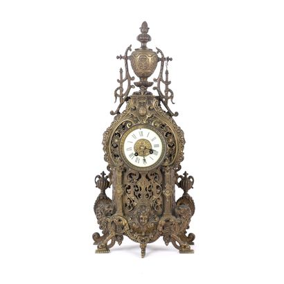 RENAISSANCE STYLE CLOCK
Patinated regule...