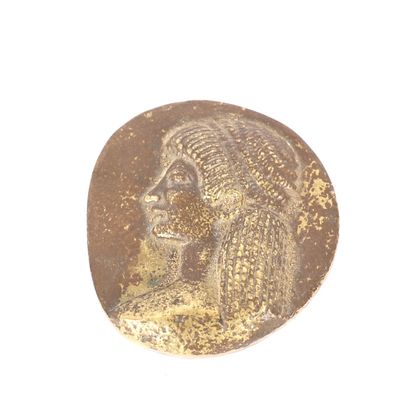 SMALL BRONZE PAPERWEIGHT IN THE FORM OF A...