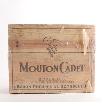 3 Btls MOUTON CADET BARON PHILIPPE DE ROTHSCHILD...